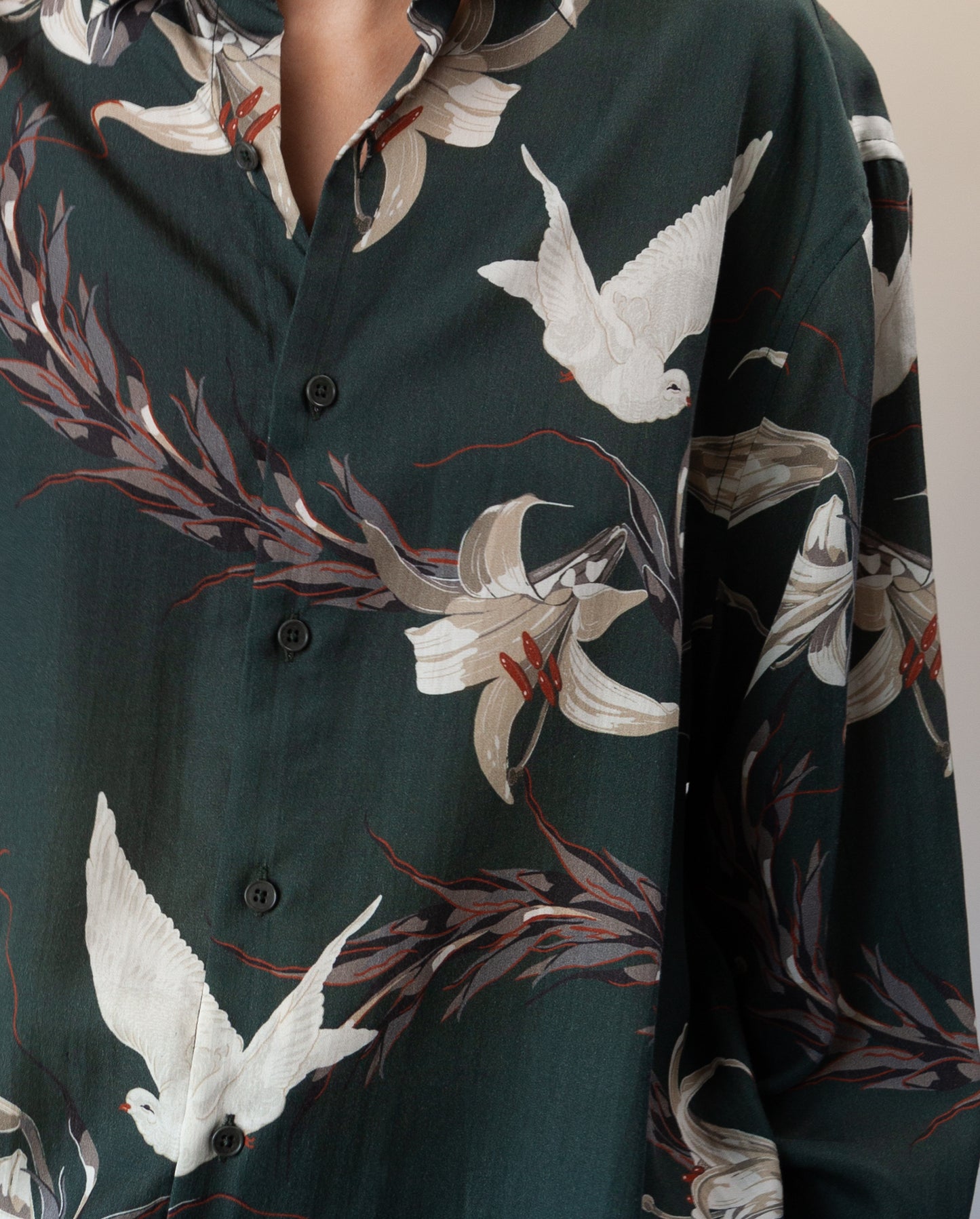 Dove Long Sleeve Printed Shirt