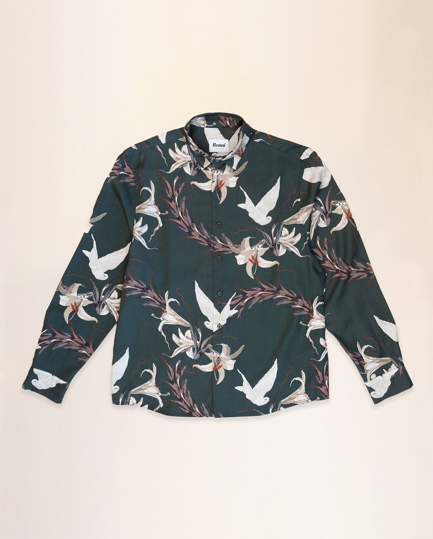 Dove Long Sleeve Printed Shirt