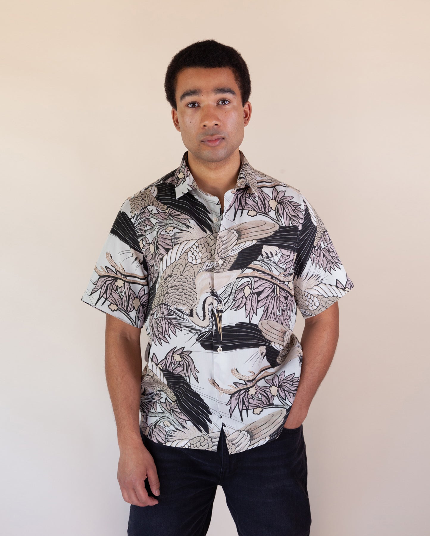 Heron Short Sleeve Printed Shirt