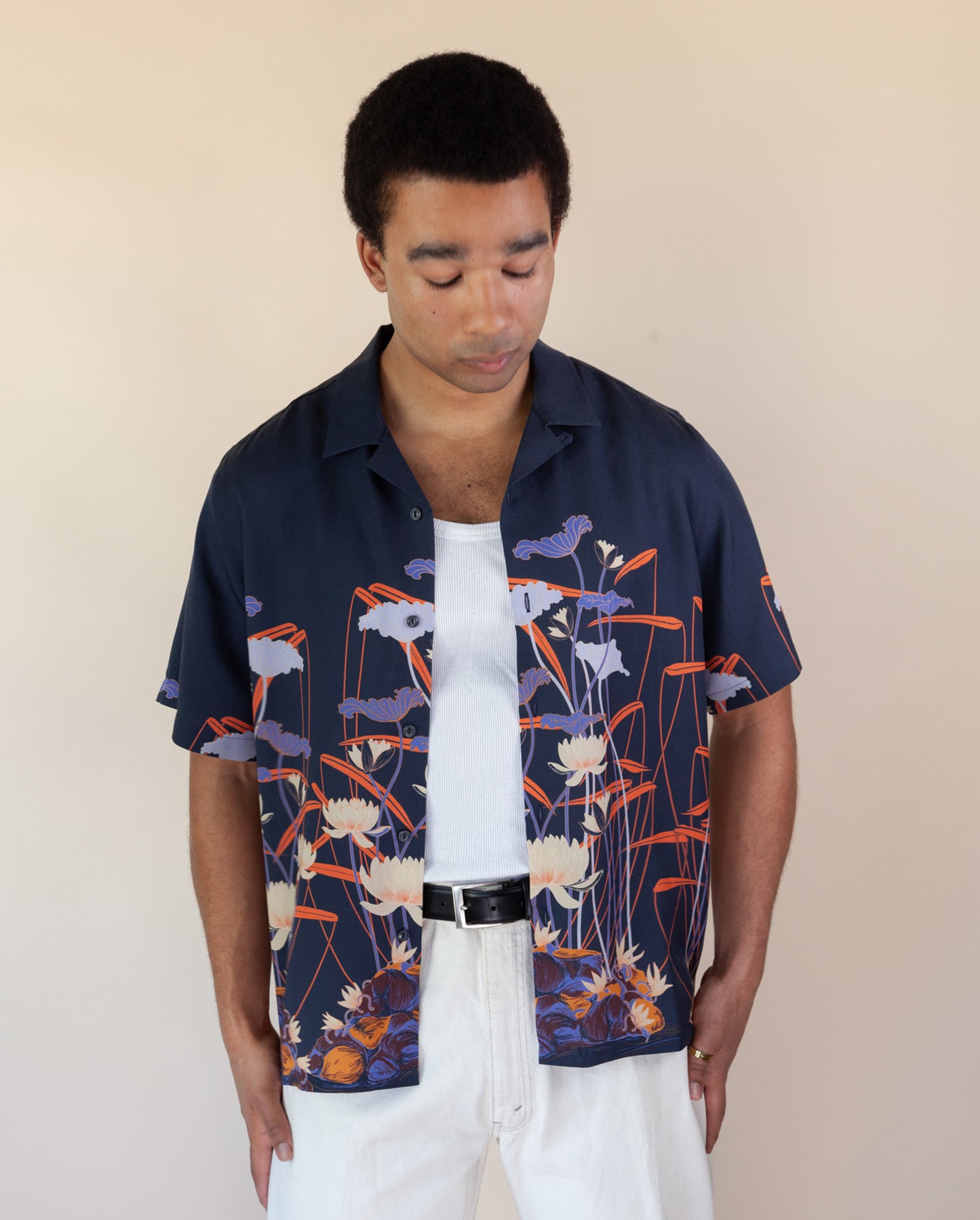Lily Short Sleeve Printed Shirt