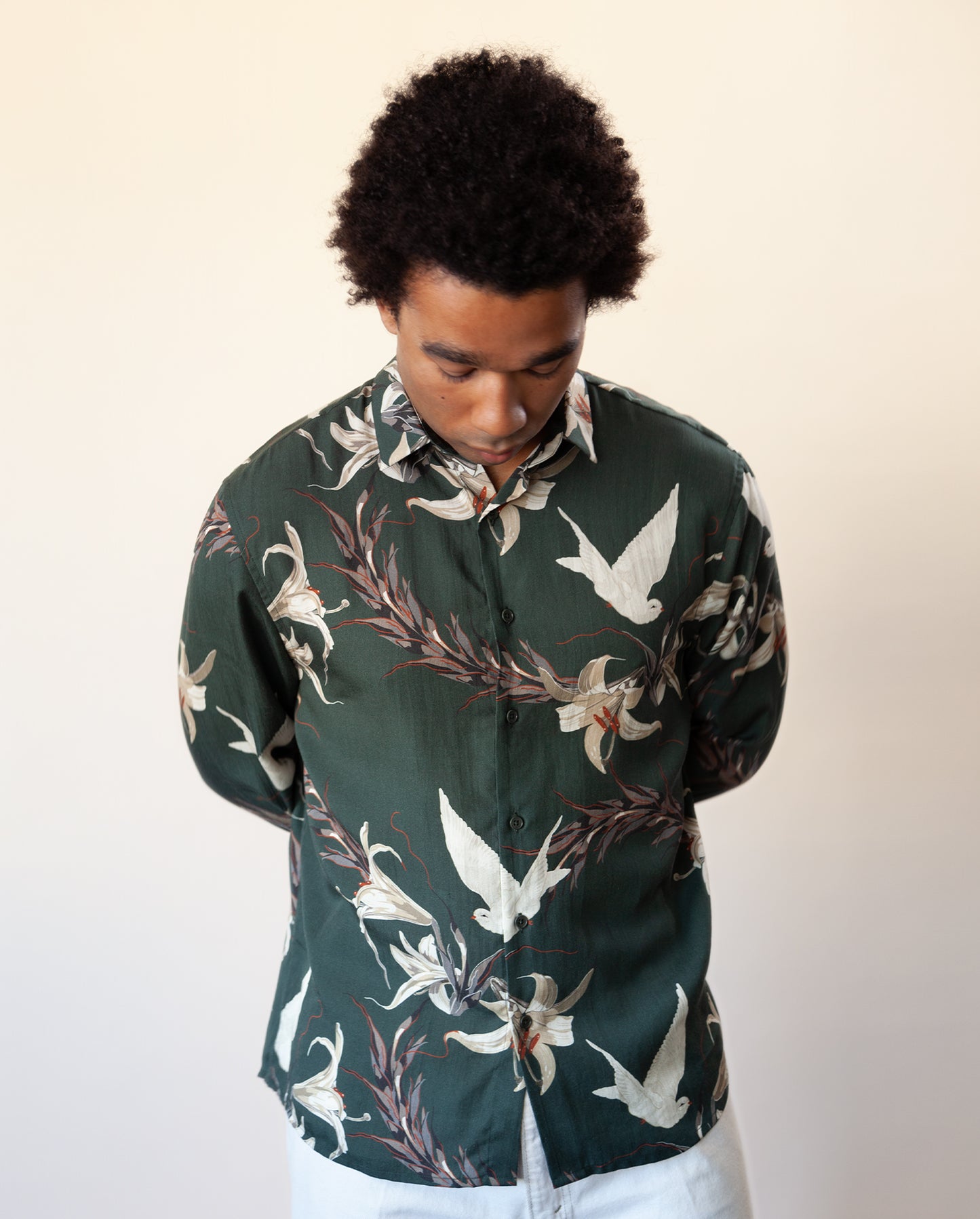 Dove Long Sleeve Printed Shirt
