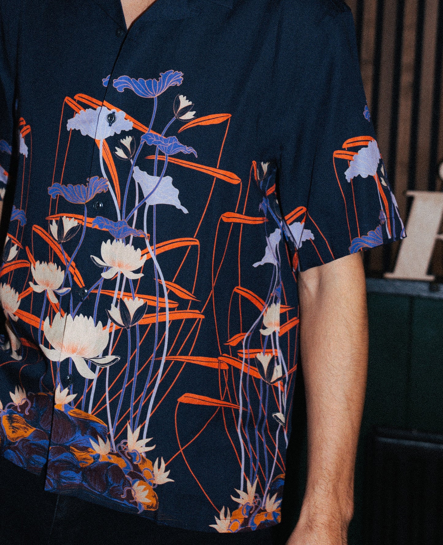 Lily Short Sleeve Printed Shirt